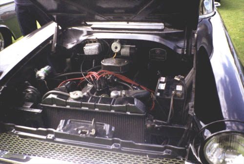  Engine bay of V6 F-type Victor